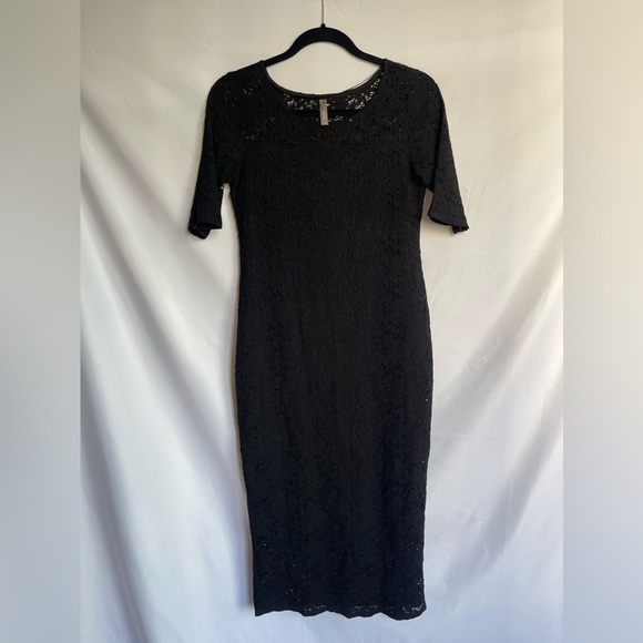 THYME LACE DRESS BLACK SIZE XS - Picture 3 of 3